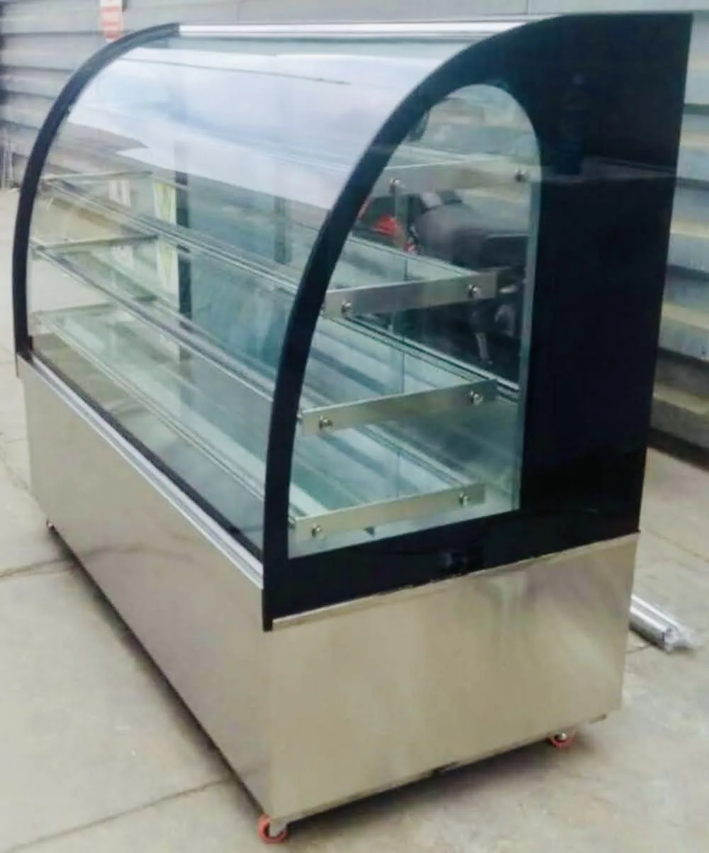 Vitrina curva premium fabricado por Kaiser Frío Industrial